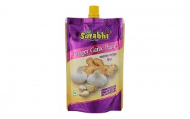 Surabhi Ginger Garlic Paste   Pack  200 grams